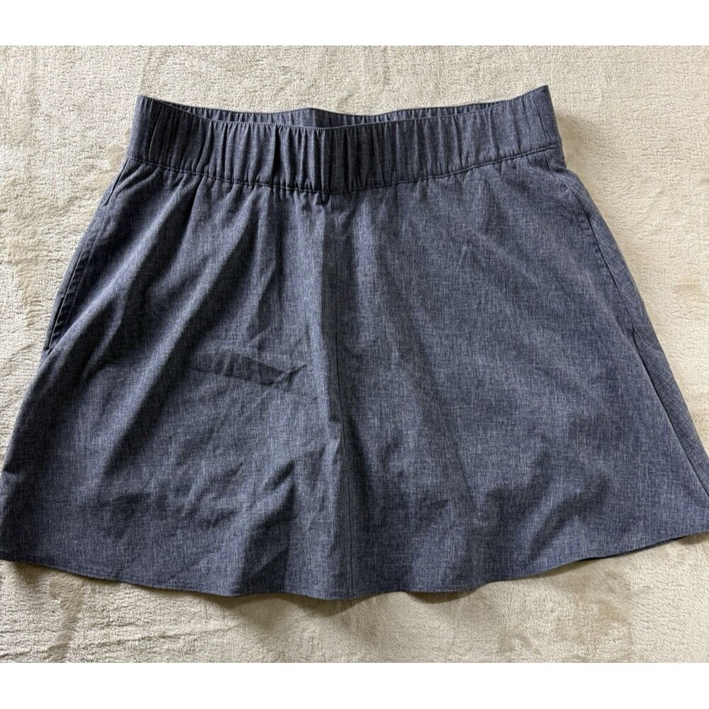 NWT  T by Talbots Denim Color Skort Size PM Pull-On Skort Golf Beach